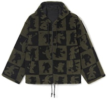 LACOSTE SS23 Lunar New Year Reversible Cartoon Hooded Jacket Unisex Black BH7372-V1I LACOSTE SS23 Lunar New Year Reversible Cartoon Hooded Jacket Unisex Black BH7372-V1I