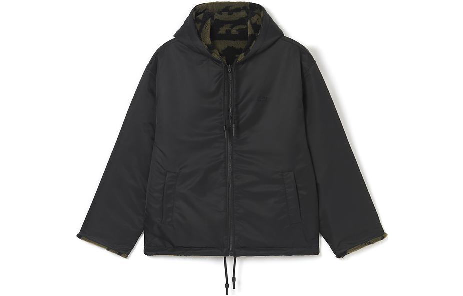 Lookbook LACOSTE SS23 兔年限定卡通雙面連帽外套 黑色 男女同款 BH7372-V1I