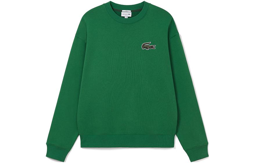 Order Lacoste Unisex Oversized Logo Classic Plain Long Sleeve Sweatshirt SH6405-153652