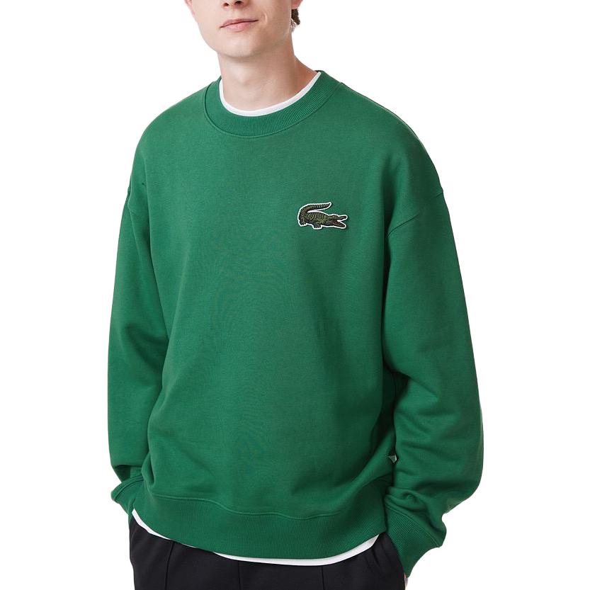Lookbook Lacoste Unisex Oversized Logo Classic Plain Long Sleeve Sweatshirt SH6405-153652
