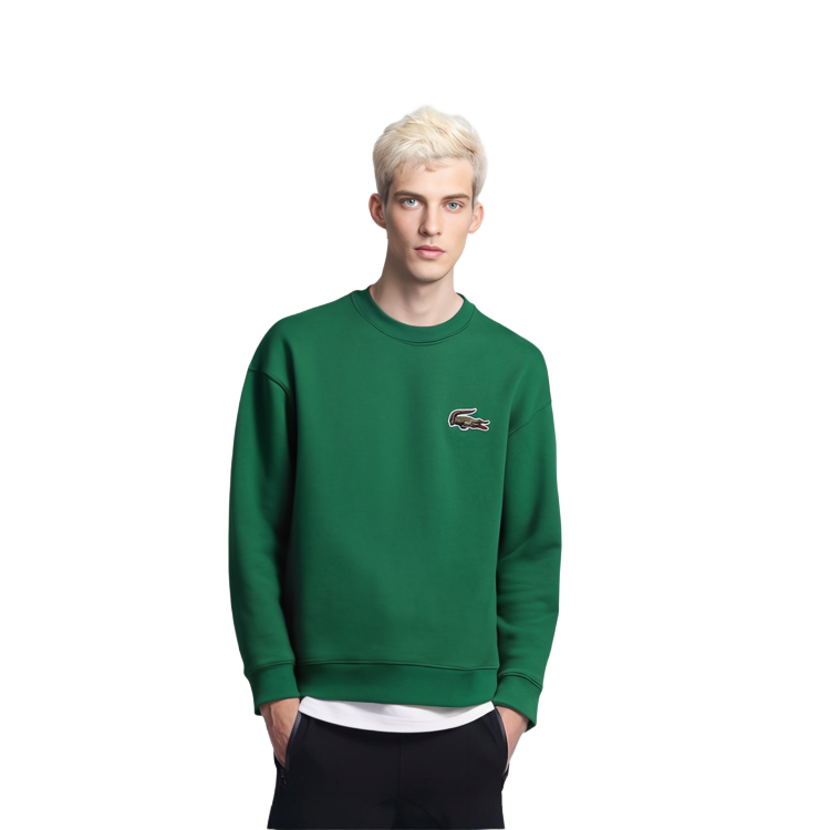 Details for Lacoste Unisex Oversized Logo Classic Plain Long Sleeve Sweatshirt SH6405-153652