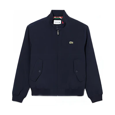 LACOSTE Waterproof Harrington Jacket Navy Blue French Style Zipper Coat BH6242-166