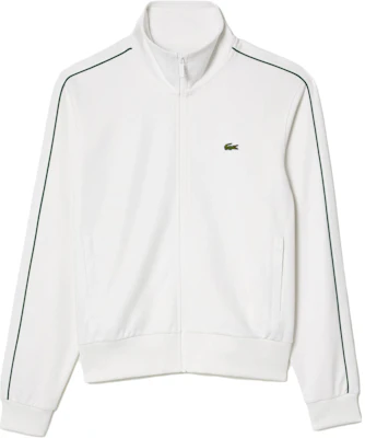 Chaqueta Lacoste Blanca con Cremallera y Manga Larga de Estampado Animal. SH1457-70V Order Chaqueta Lacoste Blanca con Cremallera y Manga Larga de Estampado Animal. SH1457-70V