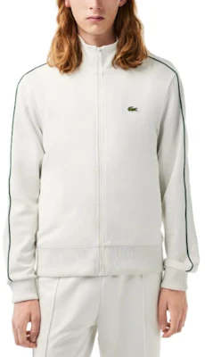 Chaqueta Lacoste Blanca con Cremallera y Manga Larga de Estampado Animal. SH1457-70V Shop Chaqueta Lacoste Blanca con Cremallera y Manga Larga de Estampado Animal. SH1457-70V