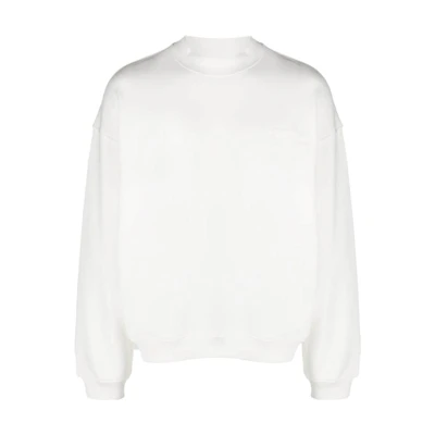 LACOSTE White Crewneck Long-Sleeve Sweatshirt SH2507