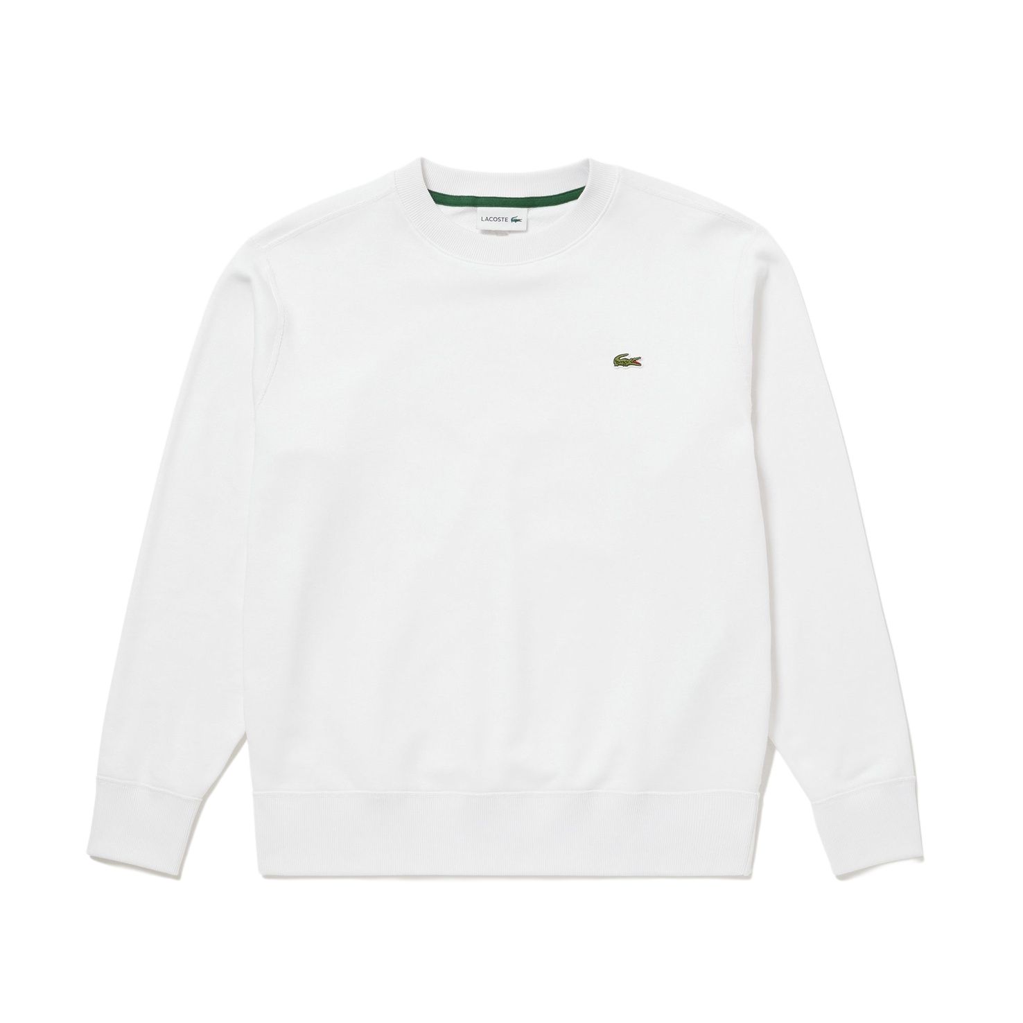 Buy LACOSTE Baju Putih Crewneck Lengan Panjang Sweatshirt SH6913-001