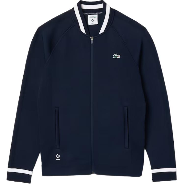 LACOSTE Daniil Medvedev  Midnight Blue Raglan Zip Jacket. SH7540-423