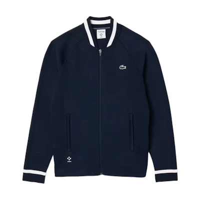 LACOSTE Daniil Medvedev Midnight Blue Raglan Zip Jacket. SH7540-423