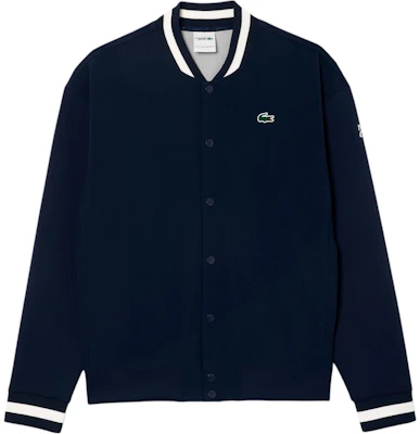 LACOSTE x Djokovic Jaket Logo Tenis Kerah Tinggi Biru SH0829-HHW Buy LACOSTE x Djokovic Jaket Logo Tenis Kerah Tinggi Biru SH0829-HHW