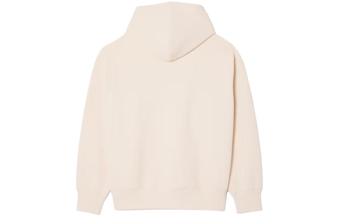 Lookbook ラコステ x ハイスノバイエティ ベージュ フーディ 男女兼用 コラボ 長袖 プルオーバー SH9418-IIT