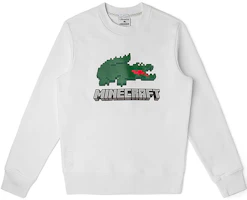 LACOSTE x MINECRAFT Collab Letter Print Crewneck Sweatshirt Unisex SH3851 LACOSTE x MINECRAFT Collab Letter Print Crewneck Sweatshirt Unisex SH3851