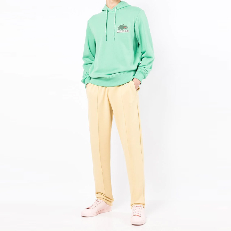 Lacoste Minecraft SS23 Mint Green Crocodile Logo Hoodie Fleece SH3849-KFV 圖 3