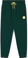 LACOSTE x SMILEY FW23 Green Jogger Sweatpants with Smiley Embroidery. XH9279 LACOSTE x SMILEY FW23 Green Jogger Sweatpants with Smiley Embroidery. XH9279