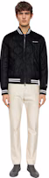 Lookbook Lacoste x SMILEY Unisex Black Baseball Jacket Collaboration BH9278-031