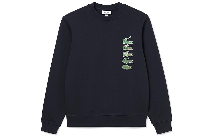 Lacoste x Street Dance Logo Crewneck Pullover Sweatshirt Navy - SH3581-HDE