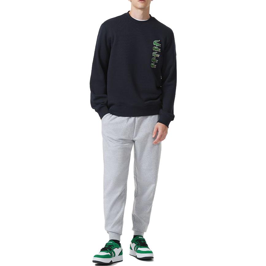 Lookbook Lacoste x Street Dance Logo Crewneck Pullover Sweatshirt Navy - SH3581-HDE