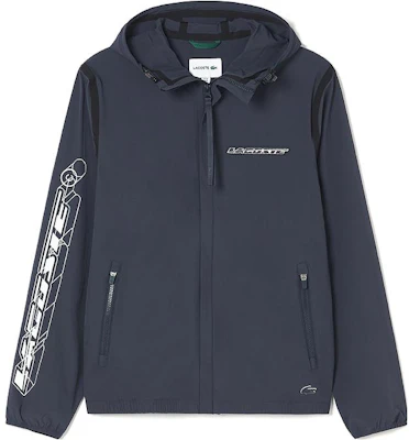 Lacoste Zip-Up Hoodie Jacket Navy Blue BH0120-KXE Order Lacoste Zip-Up Hoodie Jacket Navy Blue BH0120-KXE