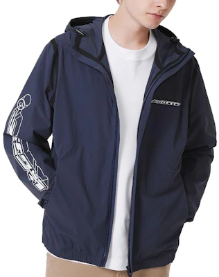 Lacoste Zip-Up Hoodie Jacket Navy Blue BH0120-KXE Details for Lacoste Zip-Up Hoodie Jacket Navy Blue BH0120-KXE