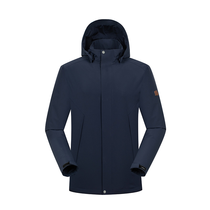 Lafuma  Detachable Hood Solid Color Long Sleeve Jacket. LMJA4AS15