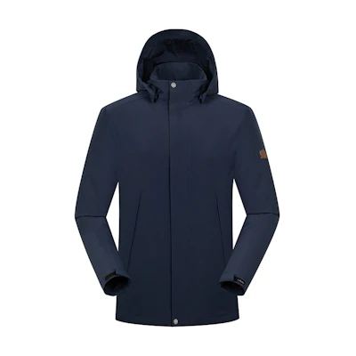 Lafuma Detachable Hood Solid Color Long Sleeve Jacket. LMJA4AS15