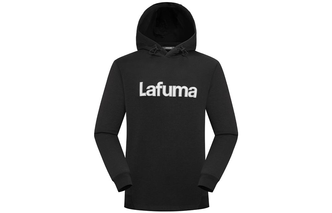 Lafuma Black Outdoor Hoodie with Letter Print Warm Insulation LMTS3CW29