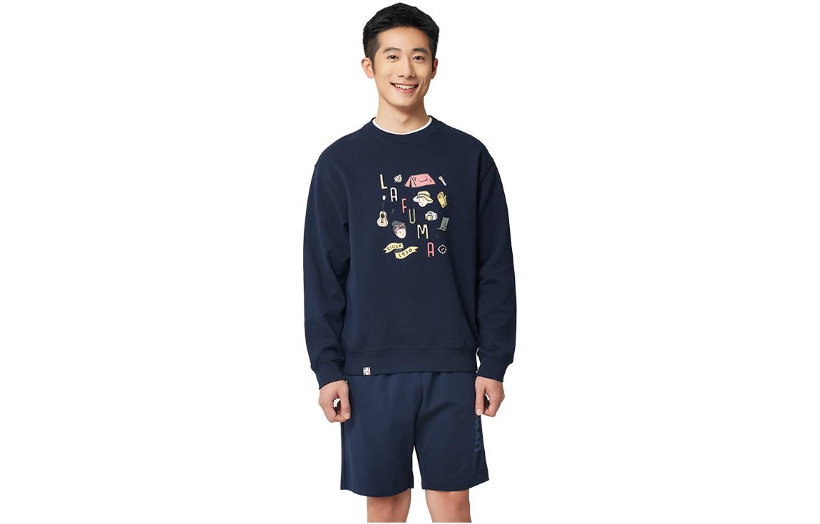 Lafuma Cartoon Print Long-Sleeve Crewneck Sweatshirt Urban Outdoor Series LMTS3AW25