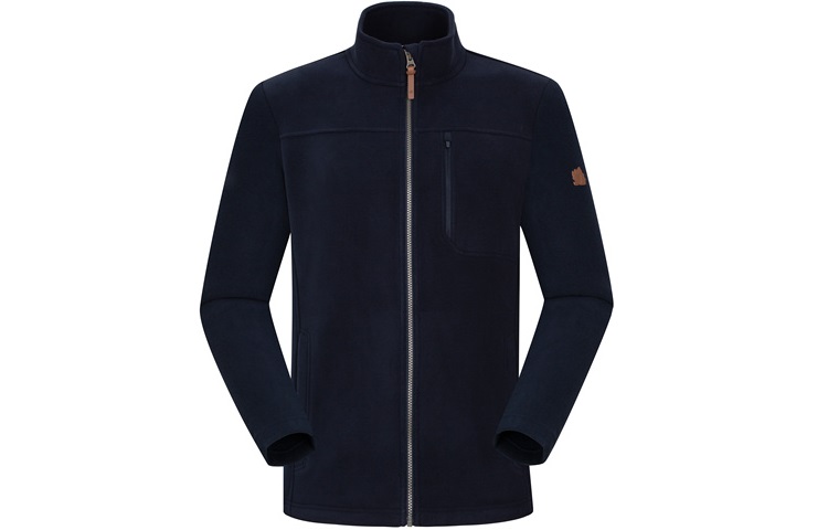 Lafuma Fleece Outdoor Jacket with Full-Zip and Stand Collar LMJA2CR85