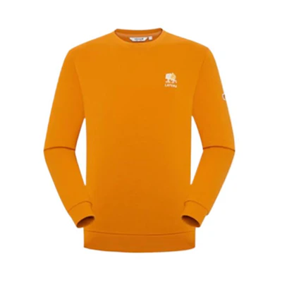 Lafuma FW/AW24 Solid Color Comfy Crewneck Sweatshirt Caramel Brown LMTS4CW61