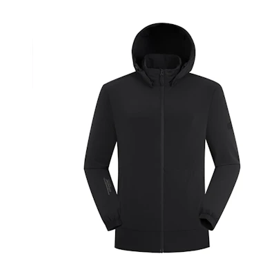 Lafuma Lightweight Black Outdoor Windproof UV-Resistant Hiking Jacket LMJA2BF38