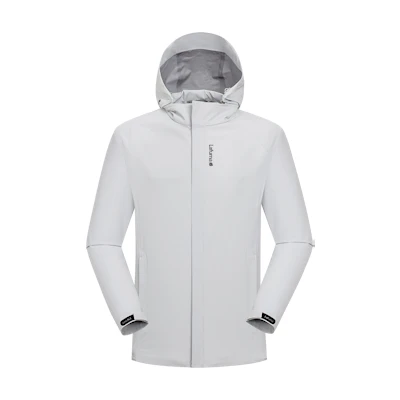 Lafuma Logo Softshell Jacket Waterproof Windproof Breathable - Misty Gray LMJA4AF13