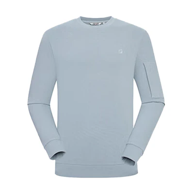 Lafuma Minimalist Logo Embroidered Crewneck Long-Sleeve Sweatshirt LMTS4CW88