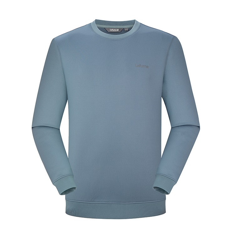 Lafuma Outdoor Warm Moisture-Wicking Crewneck Sweatshirt Blue Grey LMTS3CW27