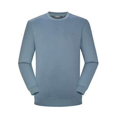 Lafuma Outdoor Warm Moisture-Wicking Crewneck Sweatshirt Blue Grey LMTS3CW27