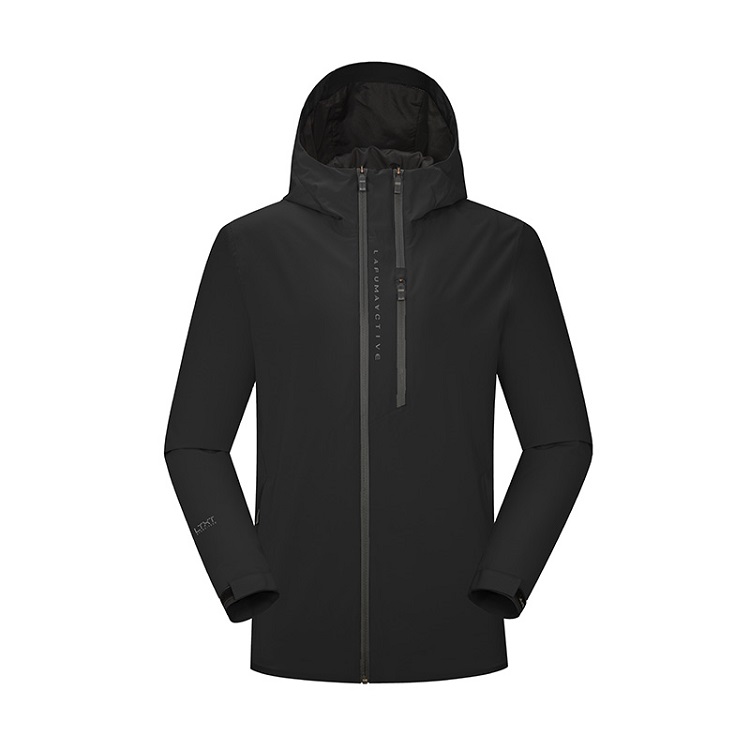 Lafuma Solid Color Full-Zip Hooded Jacket LMJA3CS89