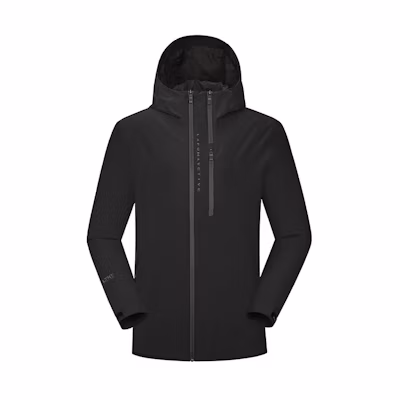 Lafuma Solid Color Full-Zip Hooded Jacket LMJA3CS89