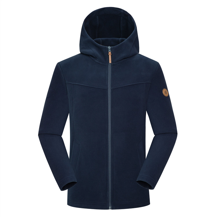 Lafuma Solid Color Outdoor Fleece Hooded Jacket for Men. LMJA3CR65