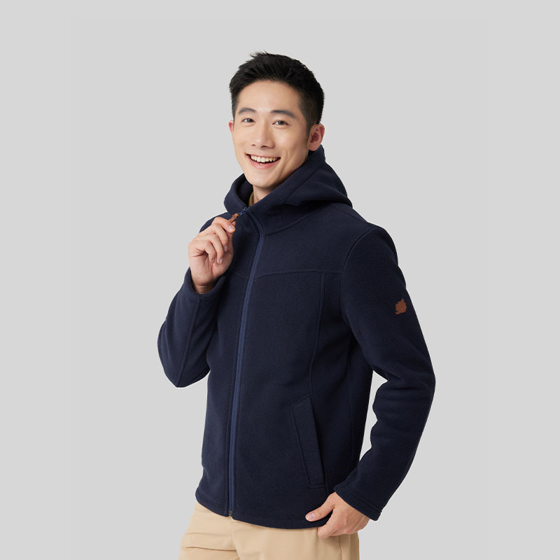 Lafuma Solid Color Outdoor Fleece Hooded Jacket for Men. LMJA3CR65 圖 5
