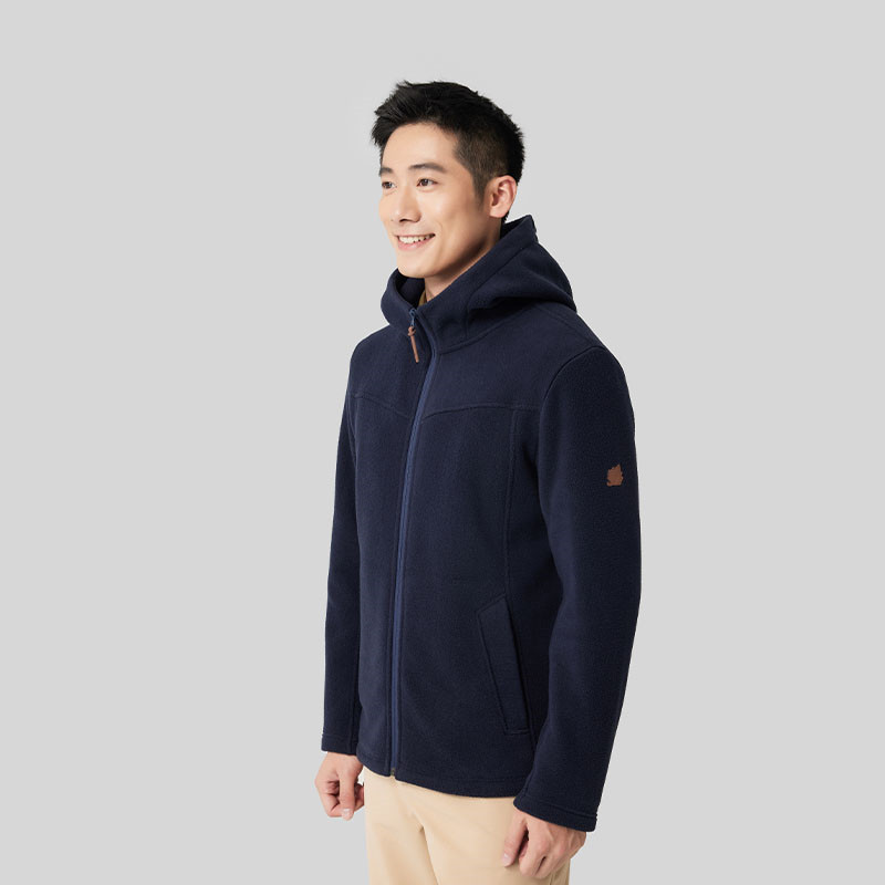 Lafuma Solid Color Outdoor Fleece Hooded Jacket for Men. LMJA3CR65 圖 6