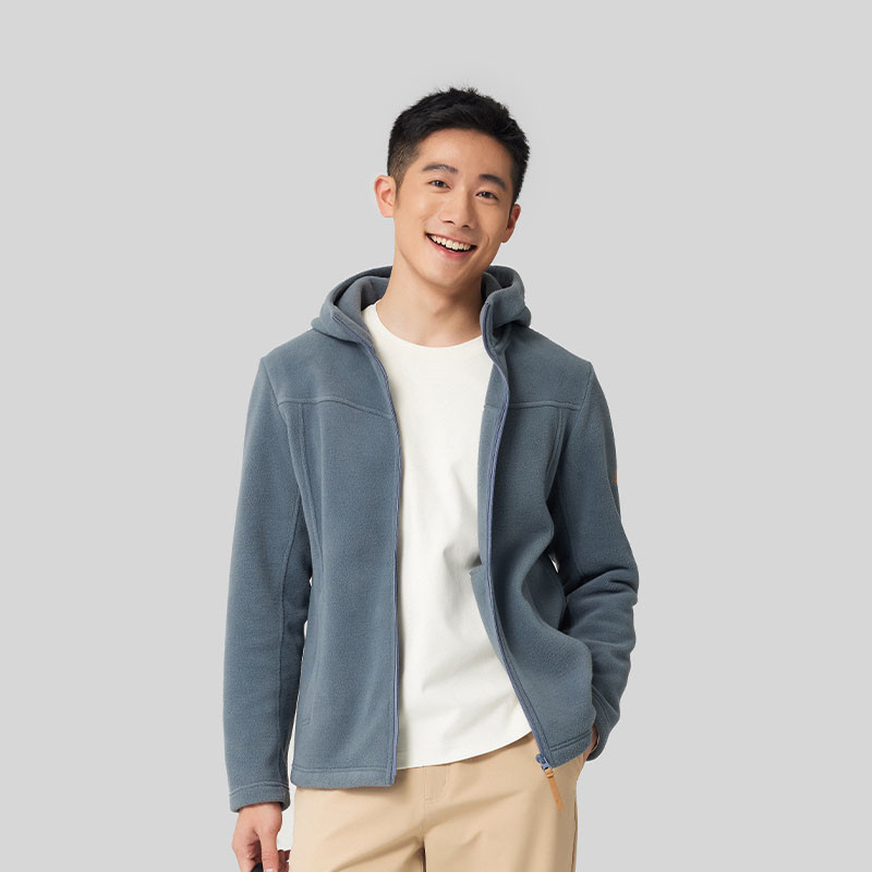 Lafuma Solid Color Outdoor Fleece Hooded Jacket for Men. LMJA3CR65 圖 9