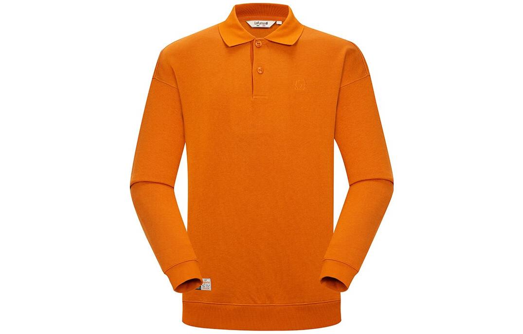 Lafuma Unisex Brown Pullover Sweatshirt with Polo Collar for Sports & Casual LMTS3CW78