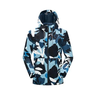 Lafuma Waterproof Breathable Printed Jacket - Algae Blue LMJA2AF27