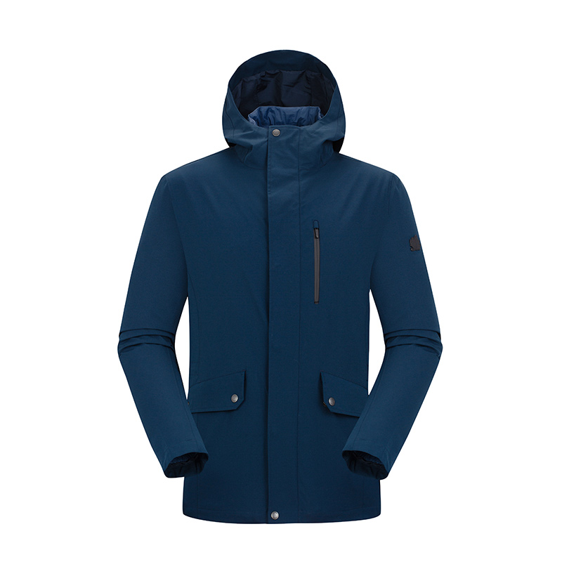 Lafuma Waterproof Windproof 3-in-1 Outdoor Jacket with Hood LMJA1CZ51