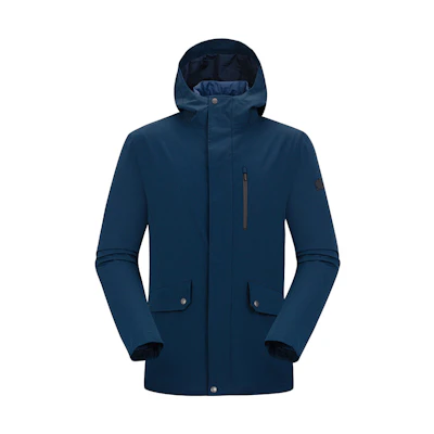 Lafuma Waterproof Windproof 3-in-1 Outdoor Jacket with Hood LMJA1CZ51