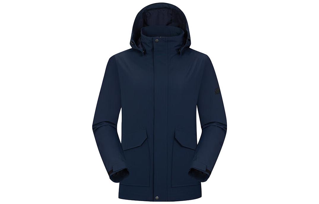 Lafuma Waterproof Windproof Outdoor Jacket with Detachable Hood LMJA2AF26