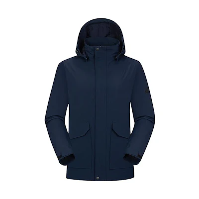 Lafuma Waterproof Windproof Outdoor Jacket with Detachable Hood LMJA2AF26