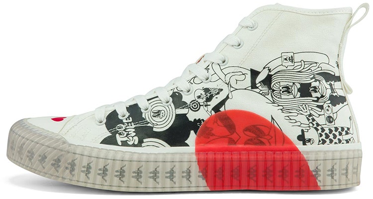 Kappa LALA COMPANY x High Top Canvas 'Artist Collaboration White' K0BX5VS12D-012 Buy Kappa LALA COMPANY x High Top Canvas 'Artist Collaboration White' K0BX5VS12D-012
