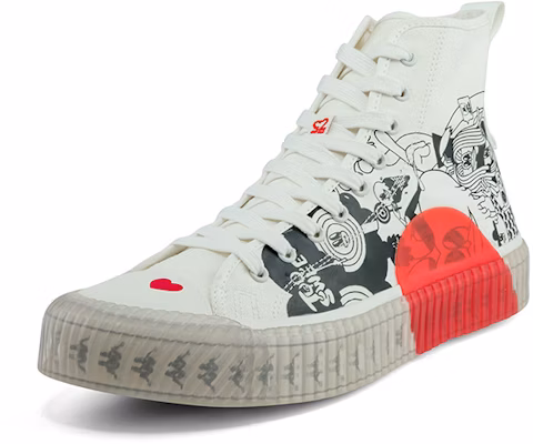Kappa LALA COMPANY x High Top Canvas 'Kerjasama Artis Putih' K0BX5VS12D-012 Order Kappa LALA COMPANY x High Top Canvas 'Kerjasama Artis Putih' K0BX5VS12D-012