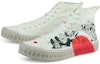 Shop Kappa LALA COMPANY x High Top Canvas 'Kerjasama Artis Putih' K0BX5VS12D-012