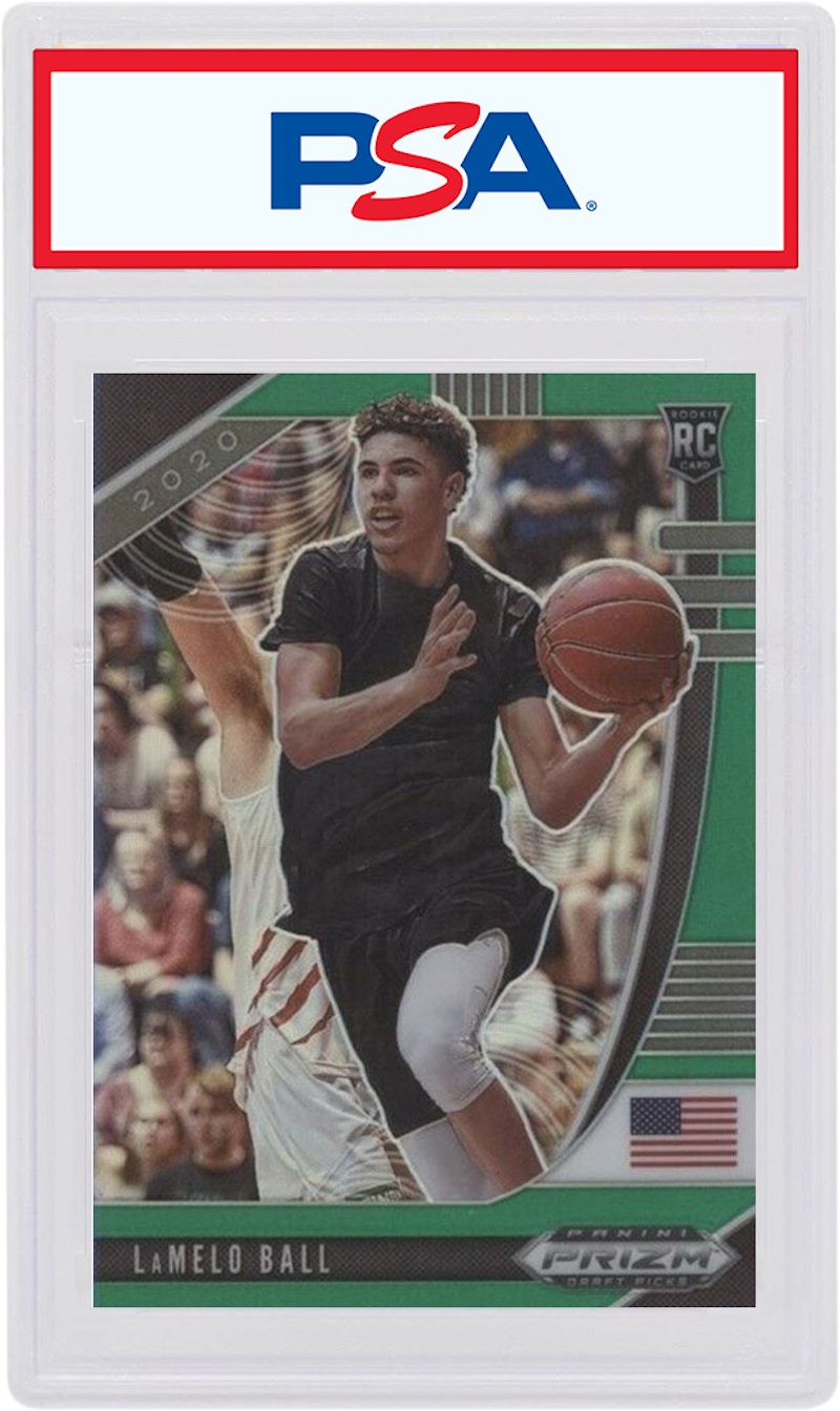 LaMelo Ball 2020-21 Panini Prizm Draft Picks Basketball Rookie Green #3