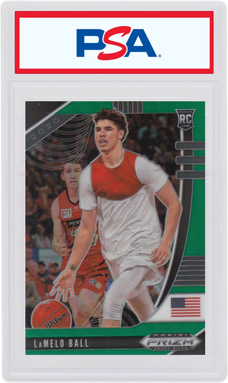 LaMelo Ball 2020-21 Panini Prizm Draft Picks Basketball Rookie Green #43